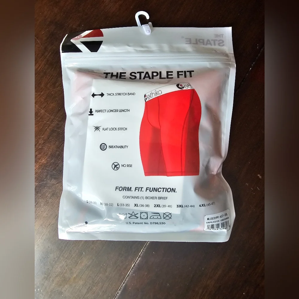 Ethika The Staple Boxer Briefs - Fire & Panther Graphic - Size 2XL (NWT)